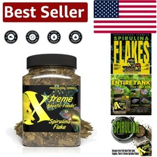 Vibrant Colors  Health with Xtreme Spirulina Flakes for All Fish Sizes 3.5oz