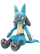 Used Pocket Monsters ALL STAR COLLECTION Lucario M Plush Toy Height 33cm