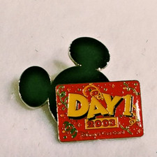 Disney Pin #18943-Disney Visa Card-Day 1 2003 Charter Card Member-Mickey Ears