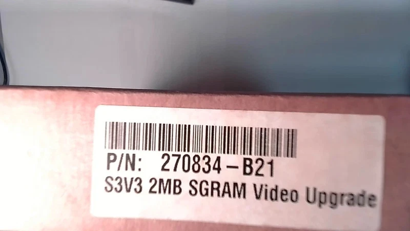 270834-B21 compaq / hewlett packard / hp S3V3 2MB sgram video upgrade a - Image 2 of 4