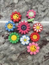 Croc Jibbitz Charms - Flowers- Set Of 9