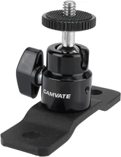 CAMVATE 1/4"-20 Ball Head with Bottom Pedestal Mount for Black 