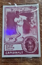 Ozzie Smith 2025 Topps Shoebox Treasures Andy Friedman #62 Bubblegum Foil