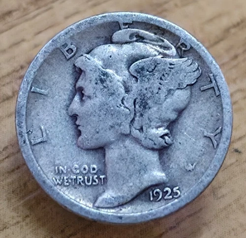 1925-P Mercury Dime — photo from the most recent tracked eBay sale