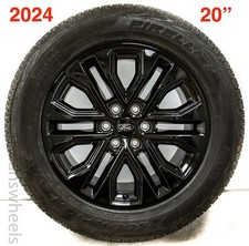 4 New Takeoff Ford F150 20 Black Factory Oem Wheels Rims Pirelli Atr Tires 4 New Takeoff Ford F150 20 Black Factory Oem Wheels Rims Pirelli Atr Tires