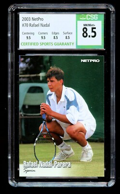 2003 NETPRO Rafael Nadal ルーキーカード 2003 NetPro Rafael Nadal #70 PSA 10 GEM MT Rookie RC | eBay