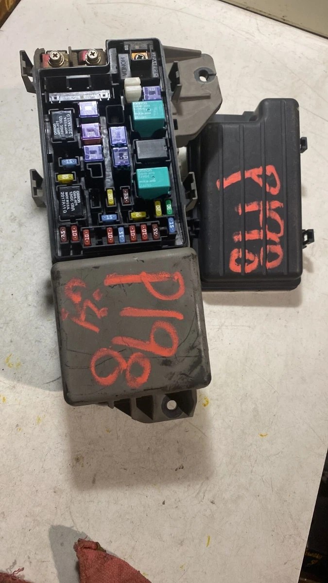 2007 Honda Accord Fuse Box Diagram