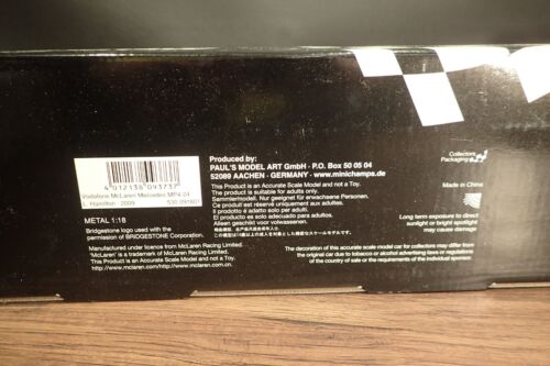 1:18 Minicamps McLaren Mercedes MP4-24 L Hamilton - Foto 4 di 4