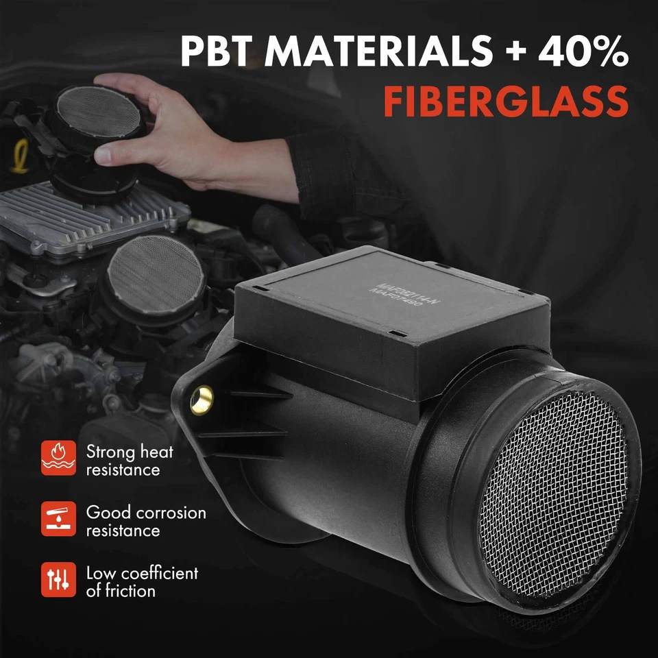 Sensor de flujo de masa de aire para Volkswagen Passat 1996-1997 Golf Jetta TDI L4 1,9 L SOHC Foto 3 de 4