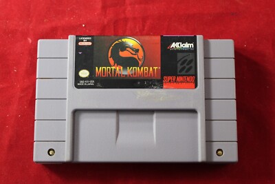 Mortal Kombat for Super Nintendo Entertainment System SNES 100% GUARANTEED