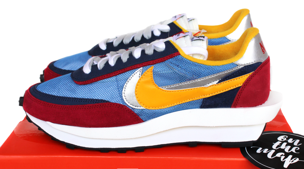Nike x Sacai LDwaffle Daybreak Varsity Blue Red UK 9 US 10 EUR 44