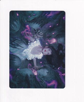 2023 MTG MAGIC WILDS OF ELDRAINE ART SERIES NEVA, STALKED BY NIGHTMARES