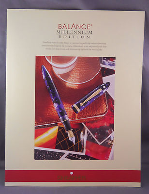Sheaffer l999 Millennium  Balance Dealer Catalog Sheet-4 pages