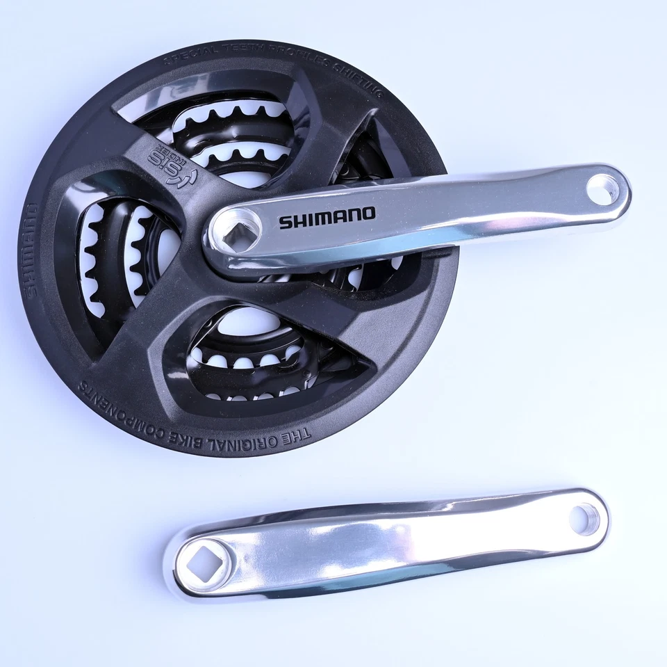 SHIMANO FC-M131 6/7/8 Speed Crankset 28-38-48T 170MM MTB Chainwheel & Crank Set - Image 3 of 4