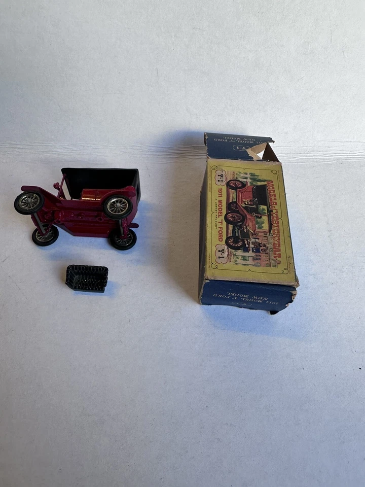 Vintage LESNEY Matchbox : Y-1  1911 MODEL 'T' FORD  in Original Box, See Photos! - Image 4 of 4