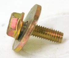 [10] - M6 -1.0 x 20 mm Flange Head Hex Bolt W/ Washer Class 2 Steel–7986