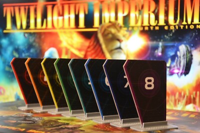 Twilight Imperium Strategy Card Stands 8PCS