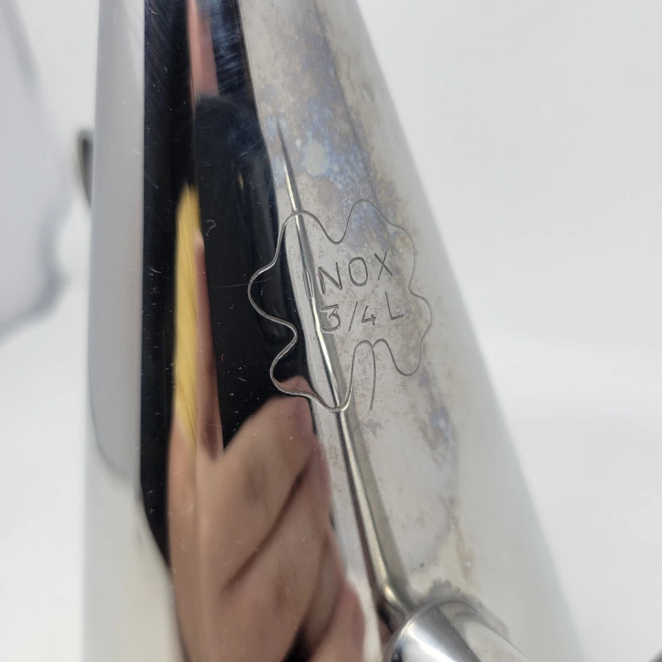 Cafetera de metal INOX 3/4 L ILSA Clover Foto 3 de 4