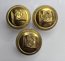 3 Alfred Holt Blue Funnel Line  buttons  23 mm shipping company buttons