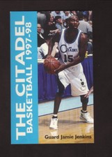 1997-98 Citadel Bulldogs Basketball Pocket Schedule Southern Conference