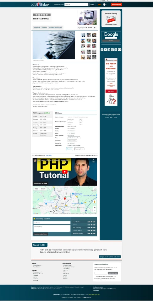 Branchenbuch Script V3.3 Pro I August 2025 I Responsive I Mehrsprachig - Bild 2 von 4