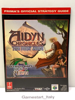 AIDYN CHRONICLES THE FIRST MAGE OFFICIAL STRATEGY GUIDE - NEW PRIMA GAMES N64
