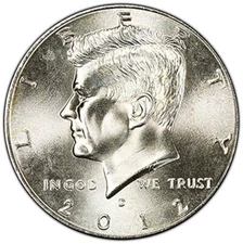 2012-D Kennedy Half Dollar.
