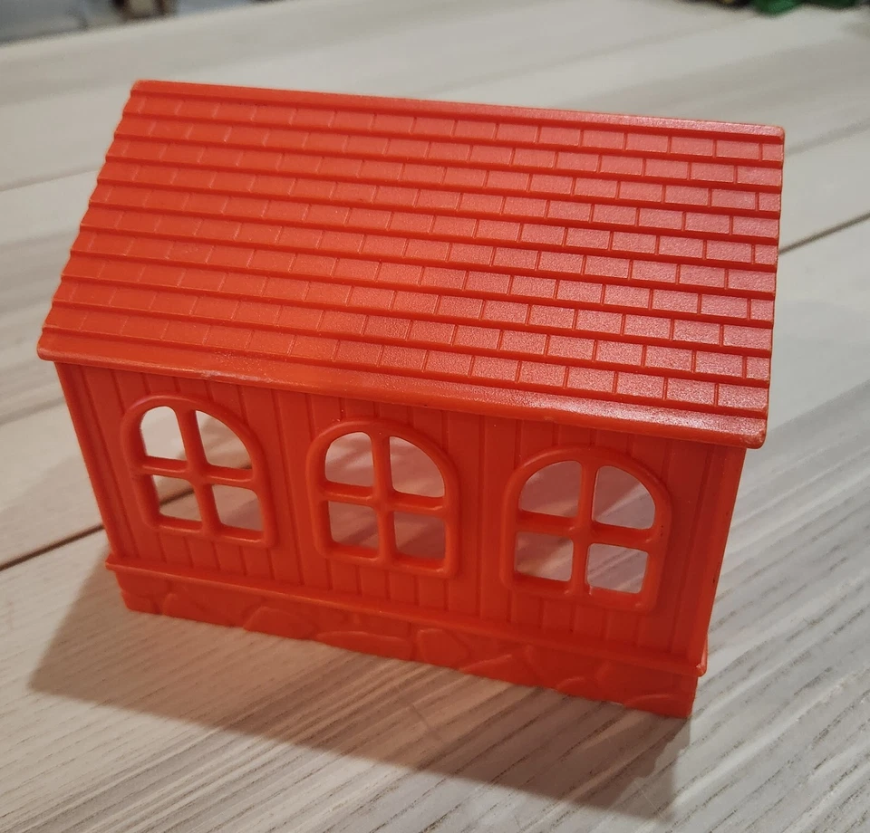 Mattel Vintage 1976 Orange Covered Bridge - Image 3 of 4