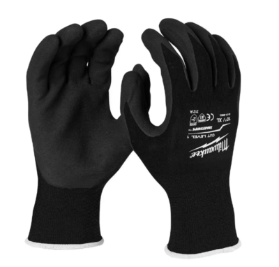 Milwaukee 48-73-8902 Black Nitrile Level 1 Cut Resistant Dipped