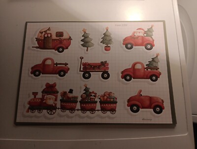 CUT SHEETS CHRISTMAS FOR SCRAPBOOKING/SCISSORS NEED/ HANDMADE (C01)