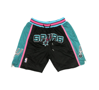Premium Classic Retro San Antonio Spurs Basketball Shorts Street