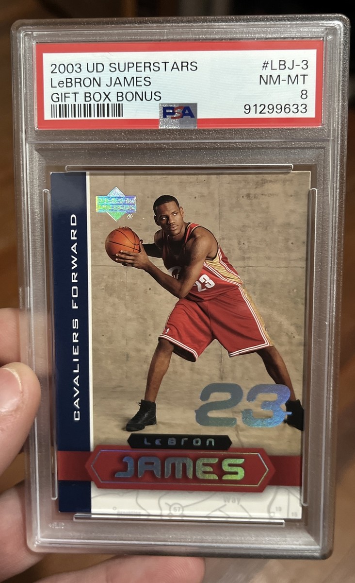 その他 UD Lebron James rookie year card 2003-04 UD Top Prospects #3 LEBRON JAMES Rookie St Vincent