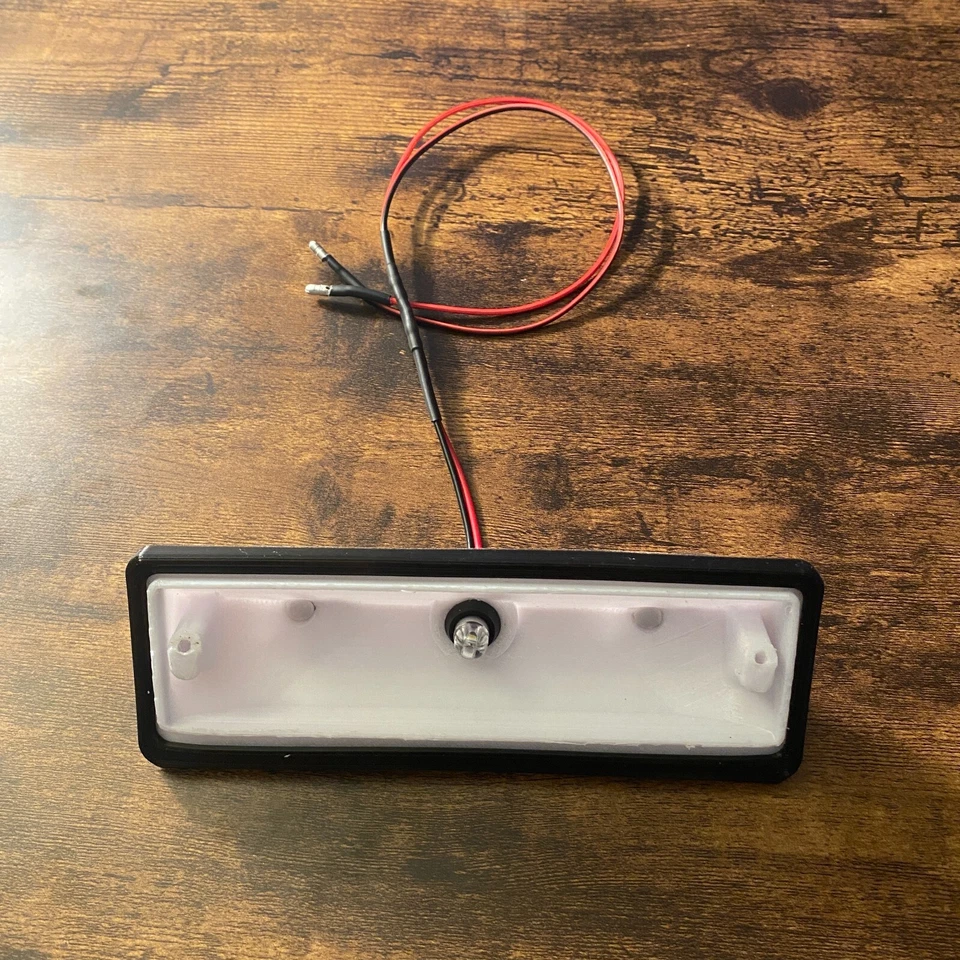 1985-1987 HONDA ATC 250ES BIG RED TAIL LIGHT ASSEMBLY (WITH LED) *3D PRINTED* - Image 3 of 4