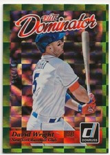 2014 Donruss Elite Dominators Green David Wright /999 #7