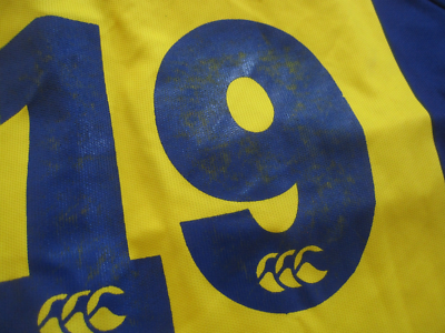 Maillot Rugby ASM Clermont Auvergne Canterbury - Vintage, Porté #19, XXL