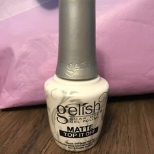 Gelish Matte Top Coat New Bottle Gel Polish Brand New