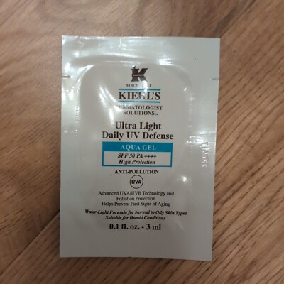  Kiehl's Ultra Light Daily UV Defense Mineral Sunscreen SPF 50 PA+++ 3ml