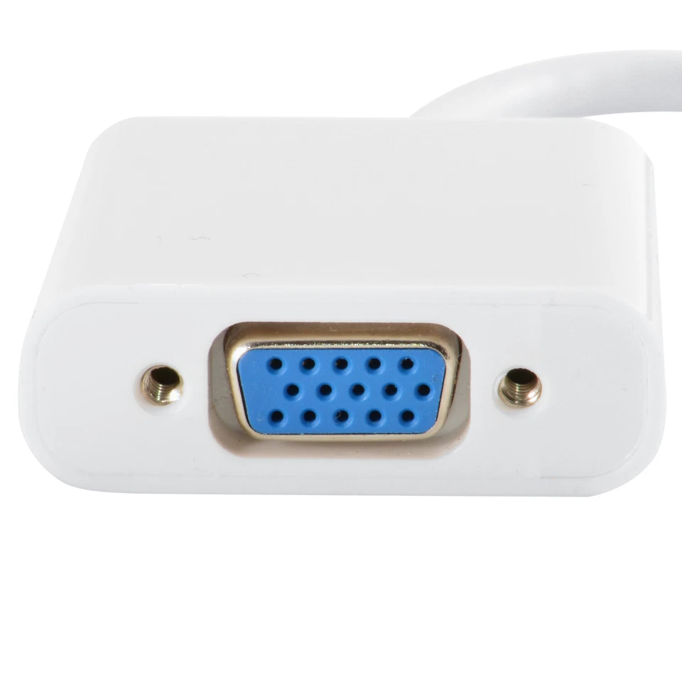 Thunderbolt Mini Display Port DP To VGA Cable Adapter for Apple iMac & Mac Mini - Image 3 of 4