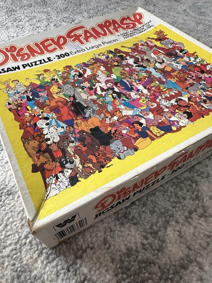 Quebra-cabeça vintage 1981 fantasia Disney 300 peças GG Whitman - INCOMPLETO  - Imagem 4 de 4