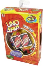UNO Spin To Go! Spiele Kartenspiel Marke Mattel 2009 Reise Selten! Mini Karten