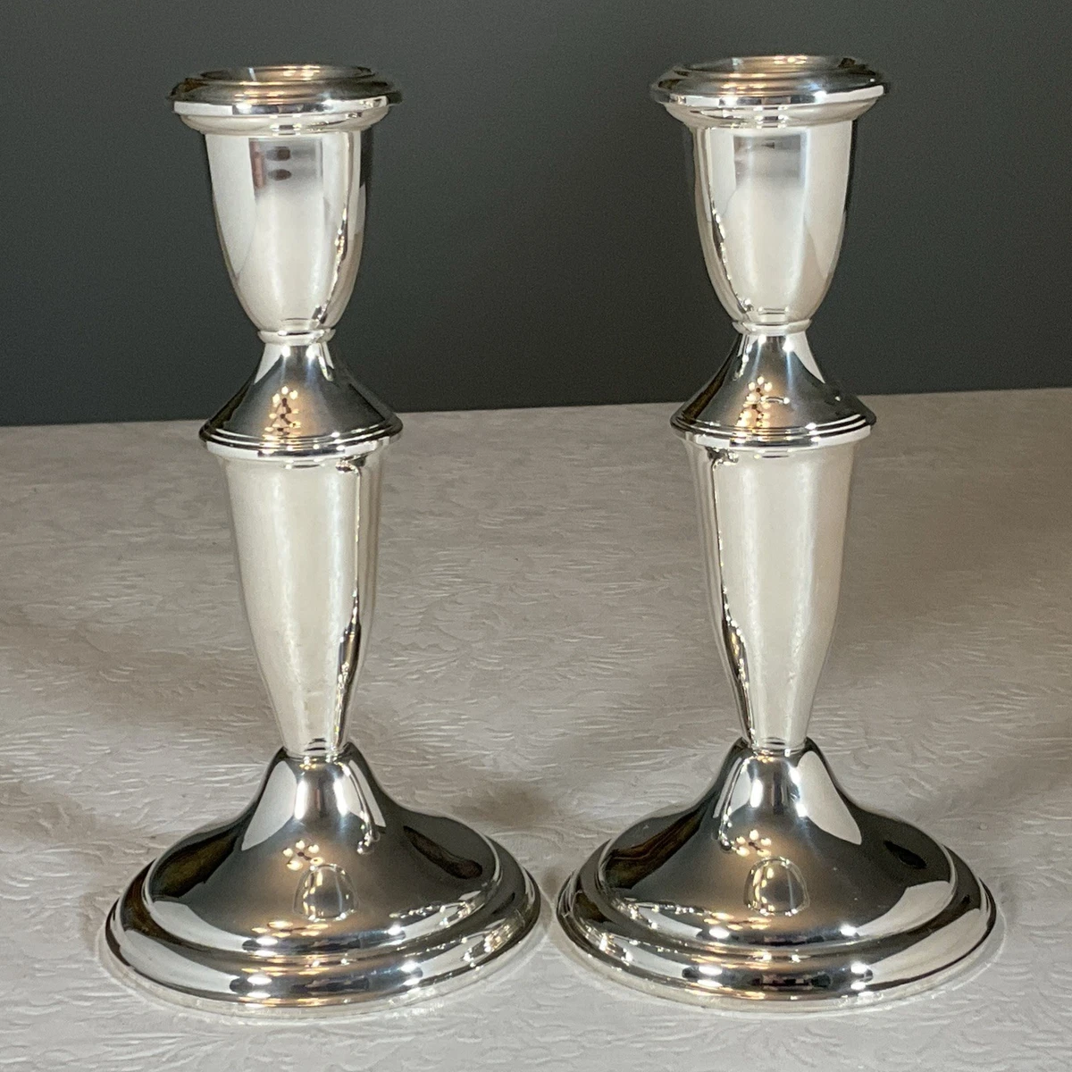 Empire Sterling Weighted Candle Holders for sale | eBay