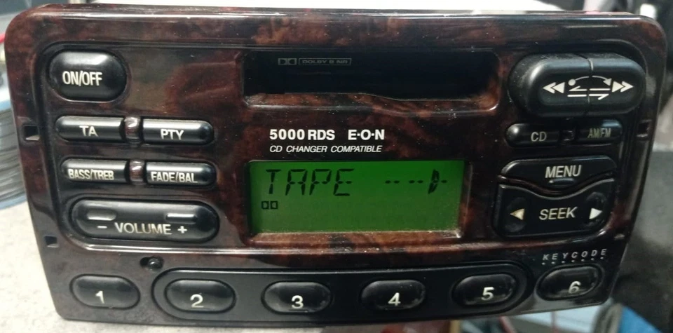 AUTORADIO FORD 5000 RDS EON TESTATO FUNZIONANTE CON CODICE E MANUALE ORIGINALE - Immagine 3 di 4
