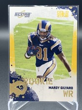 Mardy Gilyard 2010 Score 022/299 Gold Zone Rookie Card #370 Rams. rookie card picture