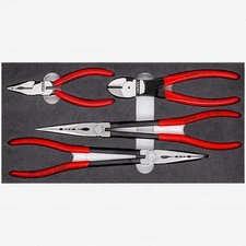 Knipex Automotive Pliers Set in Foam Tray, 4 Pieces