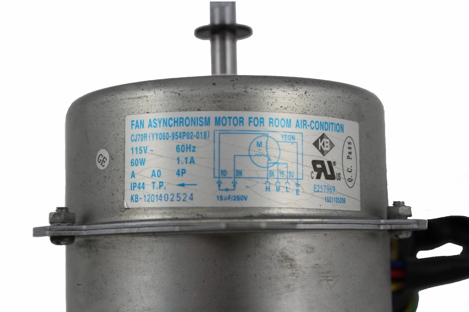 Fan motor side angle