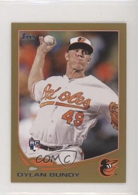 2013 Topps Mini Gold 4/62 Dylan Bundy #78 Rookie RC b2g