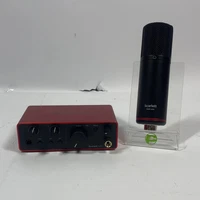 Focusrite Scarlett Solo 4th Gen USB Audio Interface With CM25 MKIII Microphone