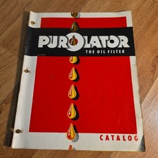 Vintage 1940's Purolator Oil Filter Dealer Catalog
