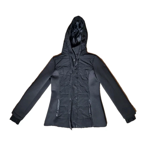 Giacca cappotto subacqueo Michael Kors donna taglia M con cappuccio e passanti cintura