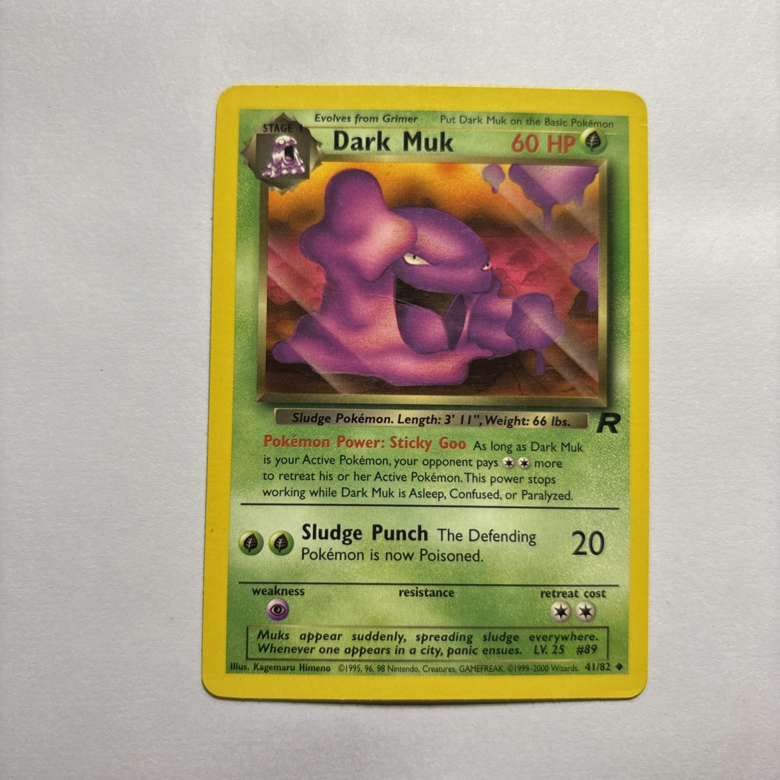 Dark Muk Team Rocket #41/82 Pokemon Uncommon